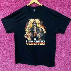 WWE Legends Wrestling Champions Poster T-Shirt XL